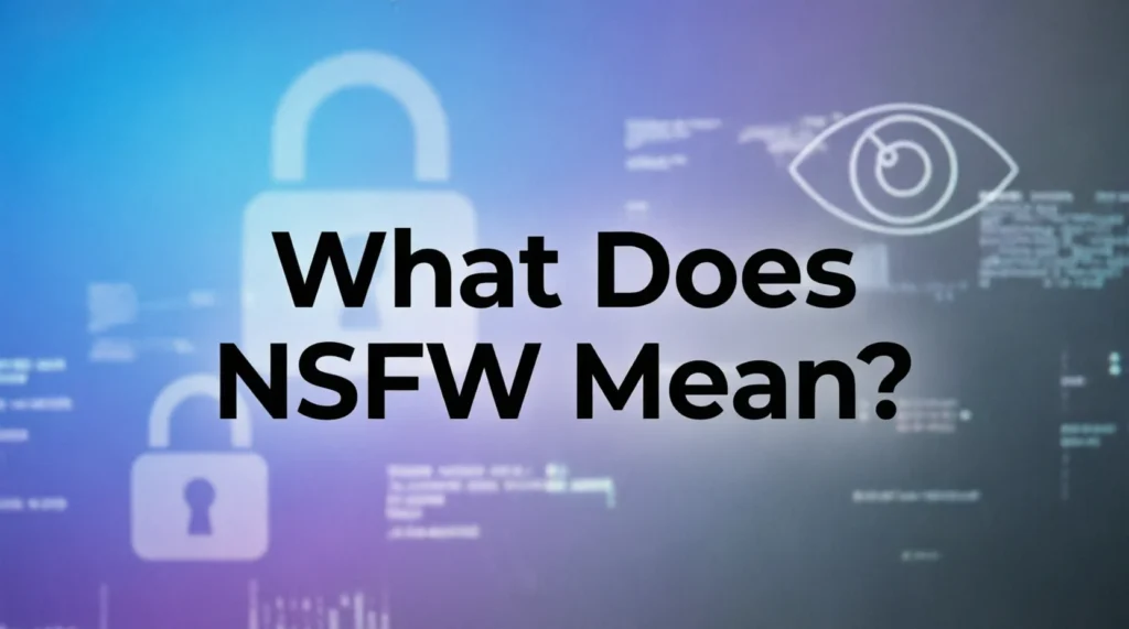 What Does NSFW Mean?