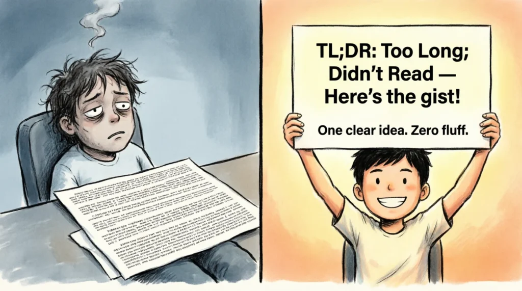 What Does TL;DR Mean?