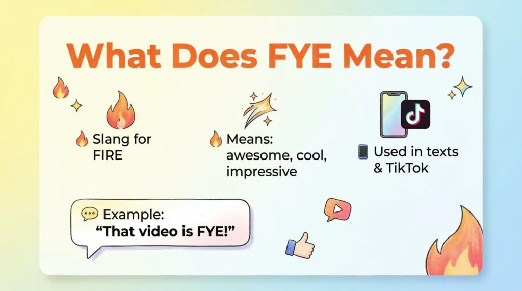 What Does “FYE” Mean?
