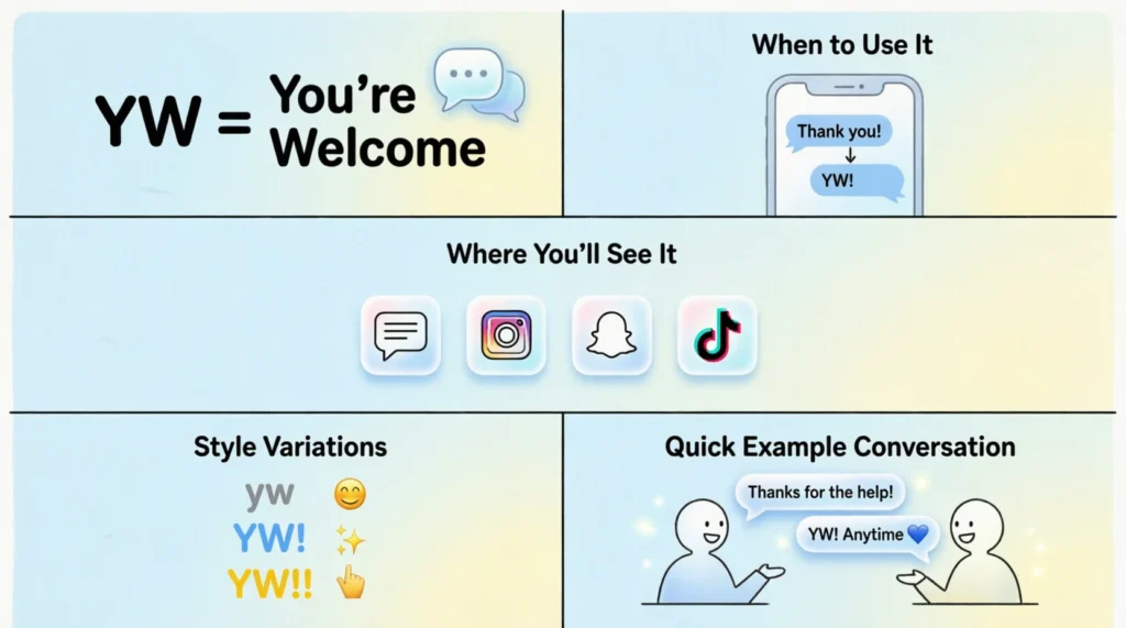 What Does “YW” Mean?