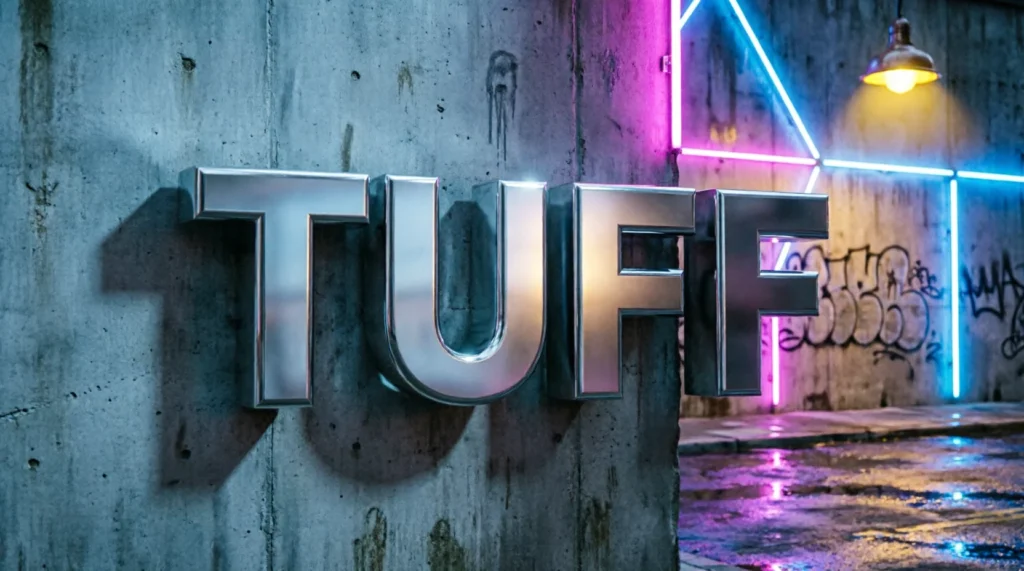 Tuff Meaning in Simple Words