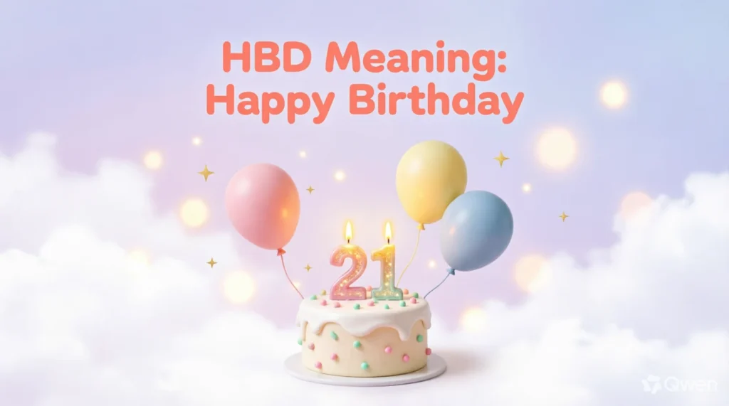 What Does HBD Mean?