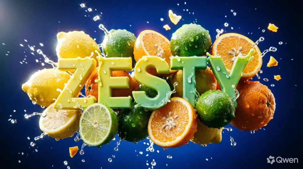 Zesty Meaning in Simple Words