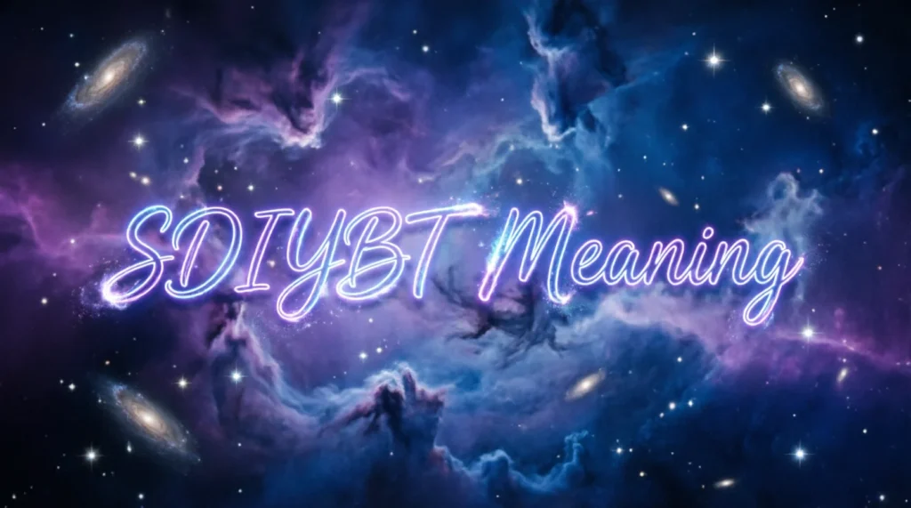 What Does SDIYBT Mean?