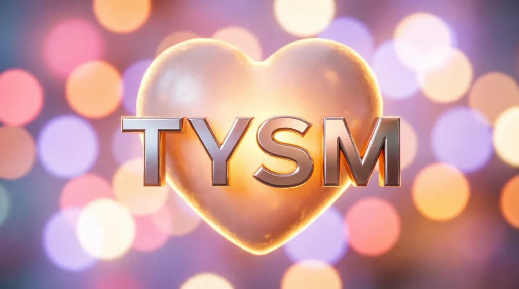 TYSM Meaning in Simple Words