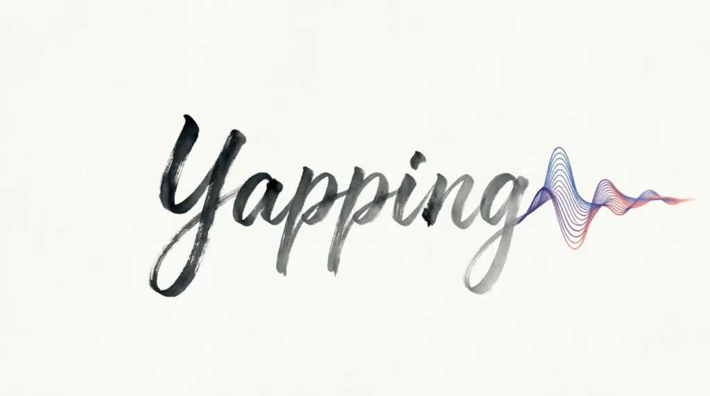 Yapping Meaning in Simple Words